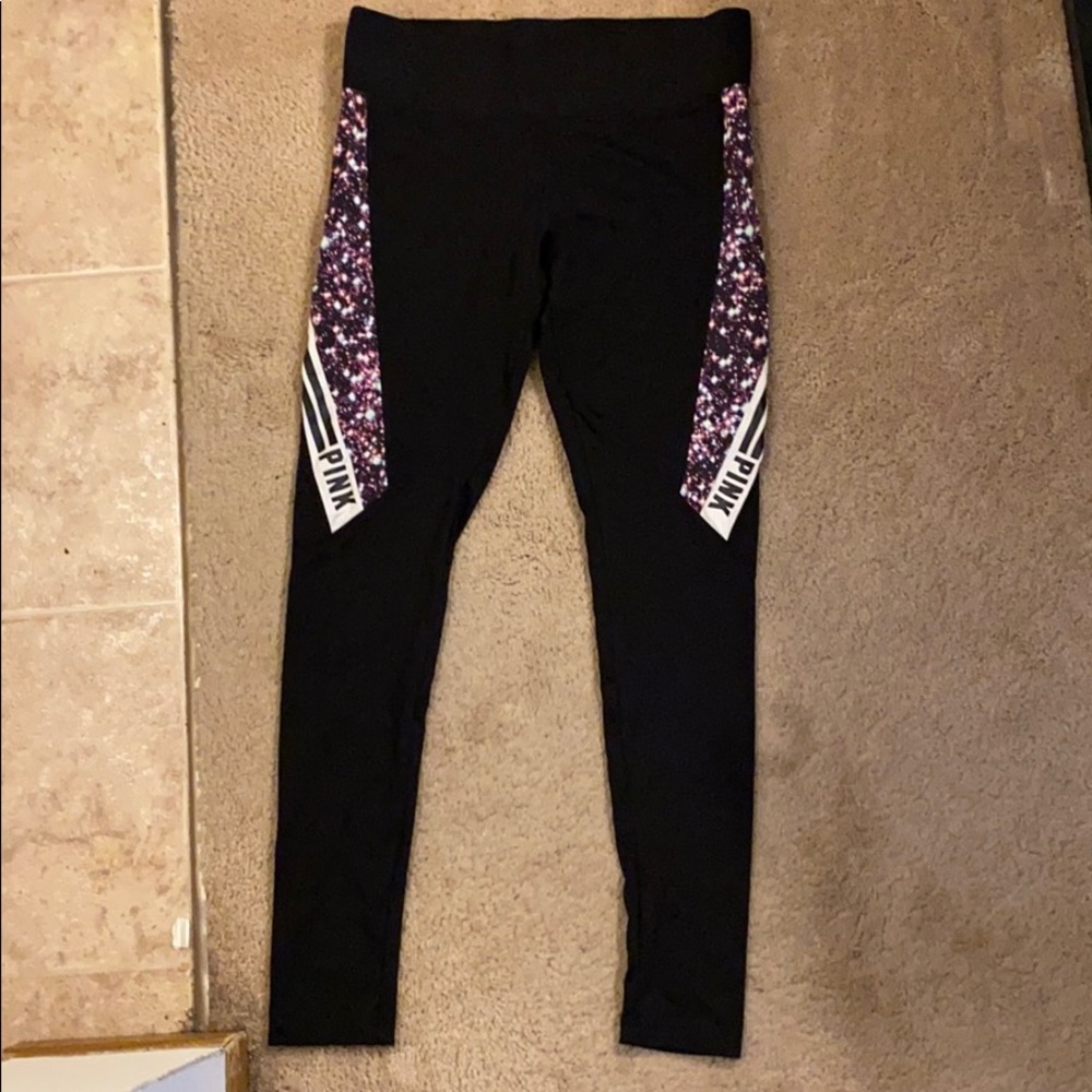Pink galaxy leggings